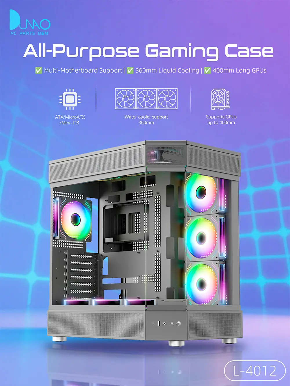 Dunao PC Releases New L-4012 Case: Performance Meets Style