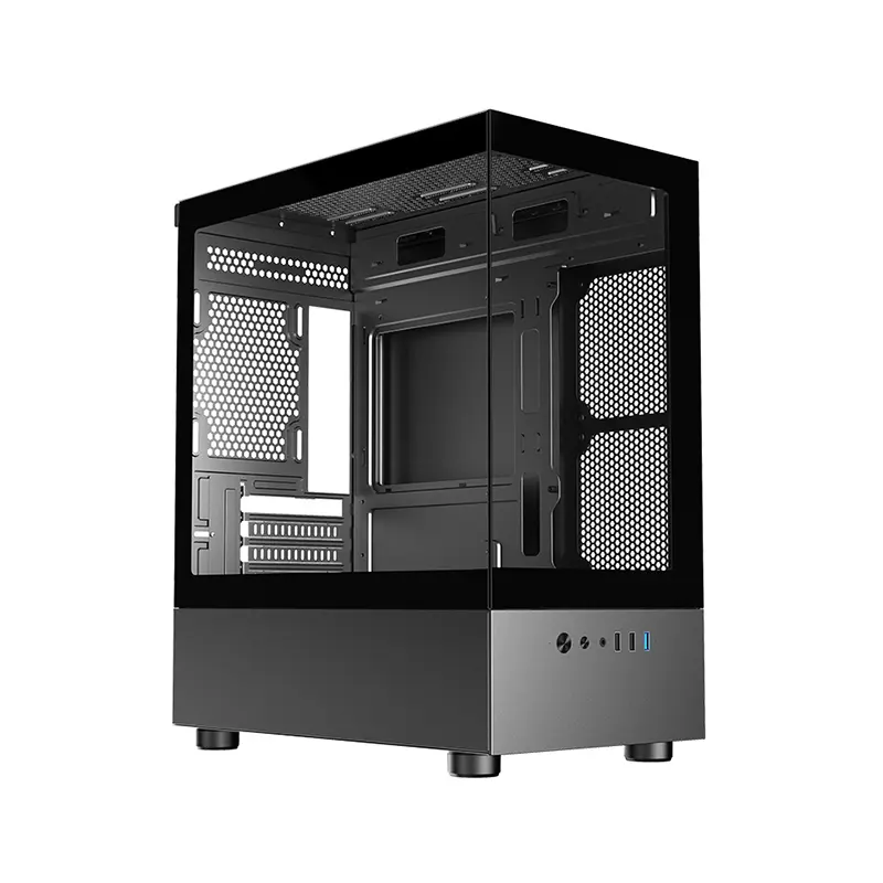 Easy To Disassemble Gaming Computer Case Factory OEM Pc Gaming Casing Micro Atx Desktop Game Cabinet (4)tjj