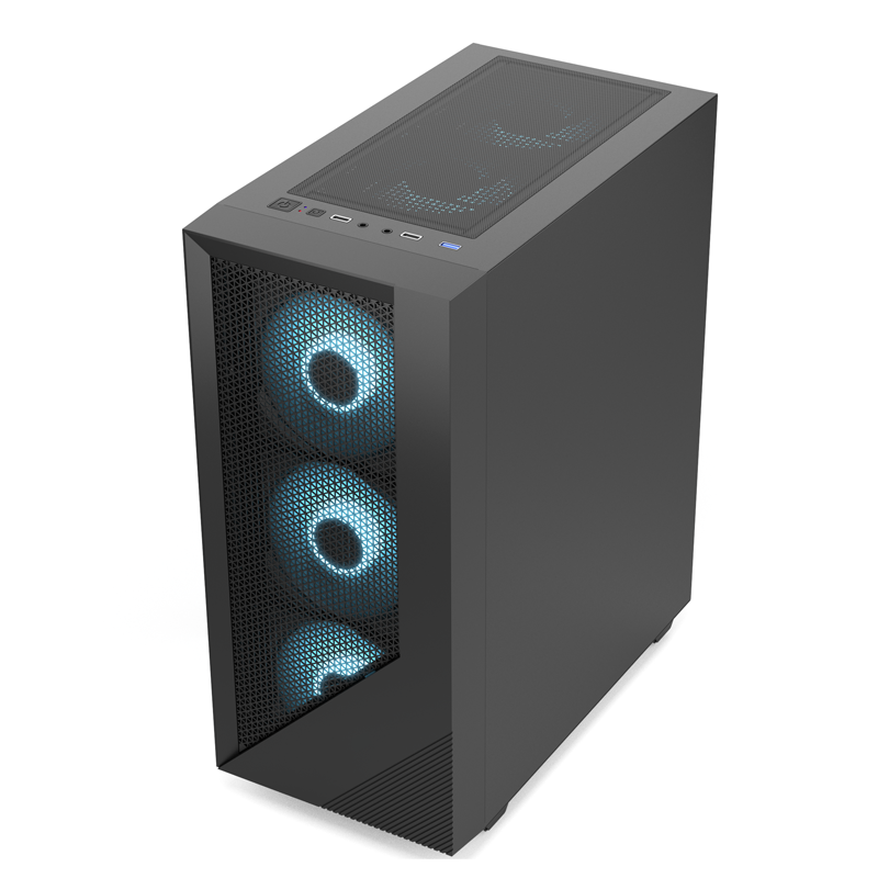 S-2603B The computer case supports ATX/MicroATX/Mini-ITX and can be installed with six fans.-1-1