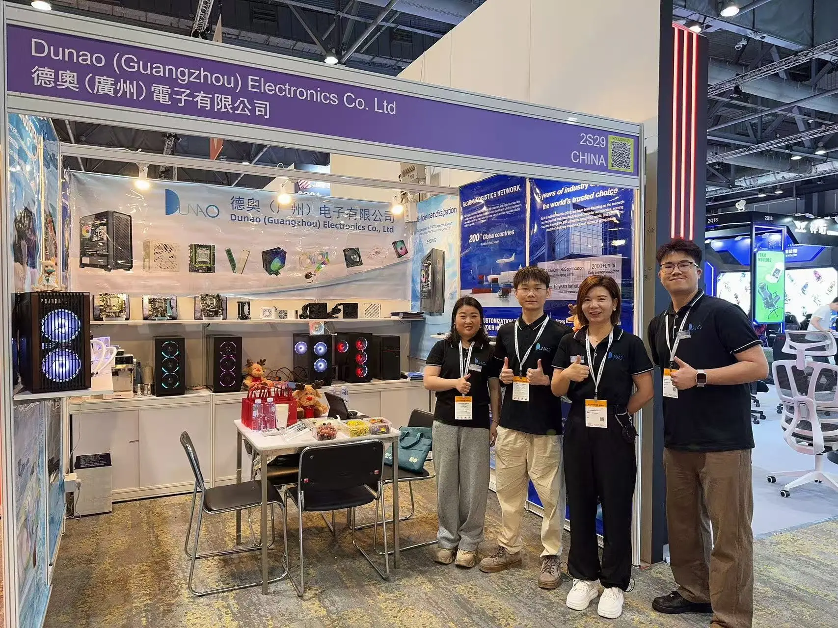Dunao Electronics Showcases Cutting-Edge Computer Components at the 2025 Hong Kong Electronics Fair