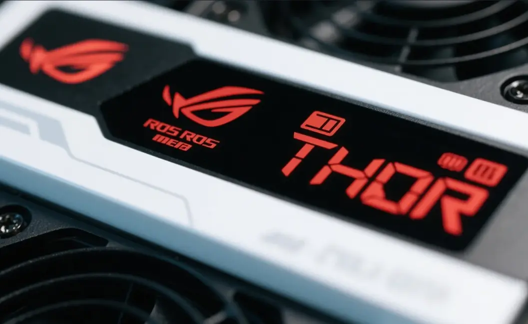 ASUS ROG THOR power supply OLED display