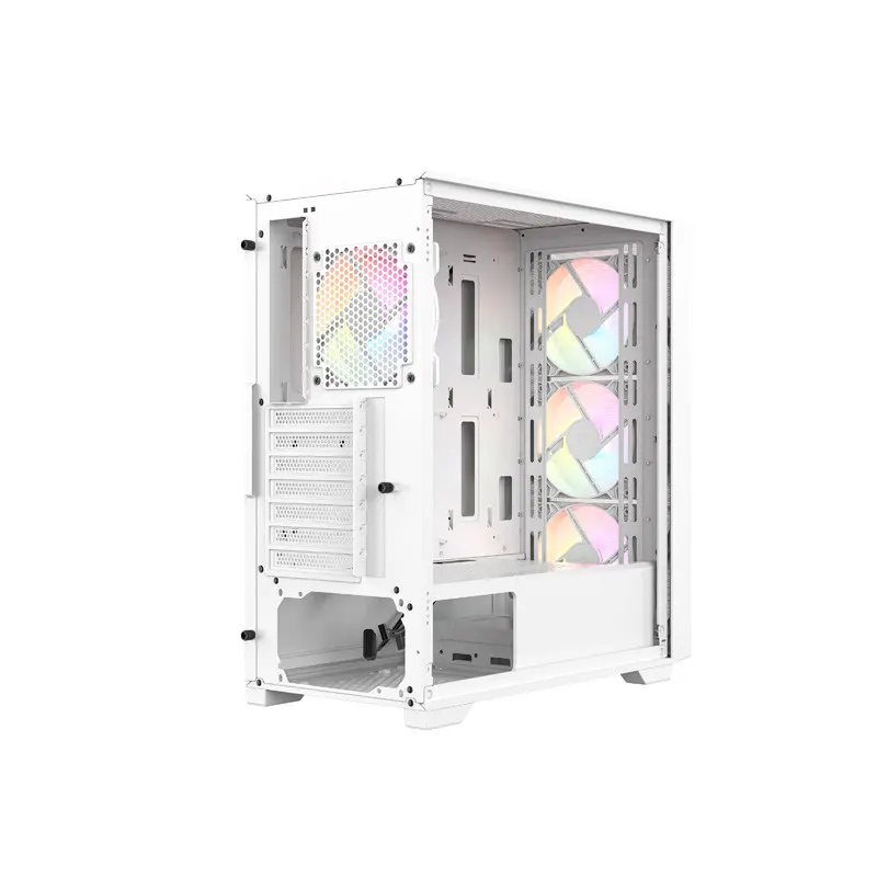 OEM Gaming PC Case Gray and White Color ATX Computer Case Gamer Desktop PC051zn