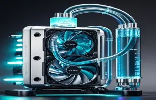 RGB water block for gaming PC build