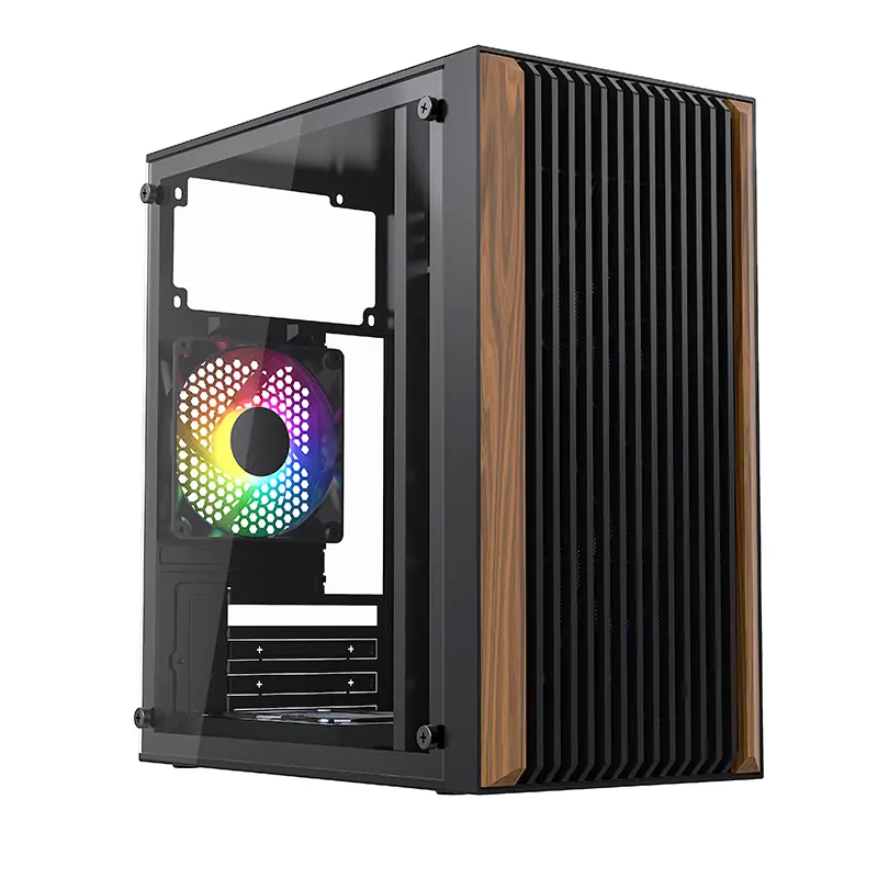 DUNAO MINICASE  S-C15  Compact Powerhouse: Mini-ITX/Micro-ATX Case with Versatile Cooling & Modern Design