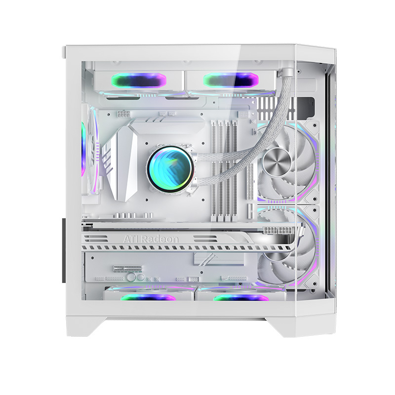 K - Dremer mini Three-sided glass panoramic side view . A mini case with comprehensive hardware support.-1