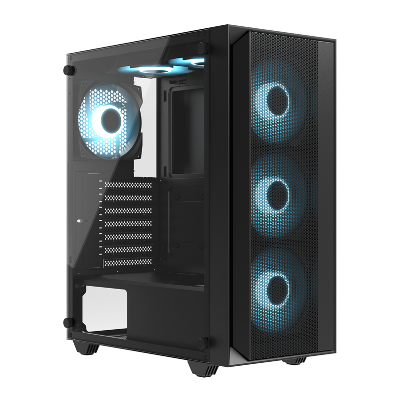 S-2605B The computer case supports ATX/MicroATX/Mini-ITX and can be installed with six fans.-1-1