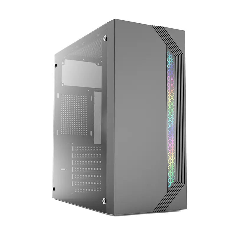 Dunao-L-W205  Compact ATX Case - Supports 335mm GPU, Dual HDD/SSD Bays, Optimized Airflow