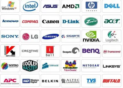 Major computer brands