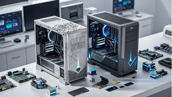 ATX vs ITX chassis comparison infographic