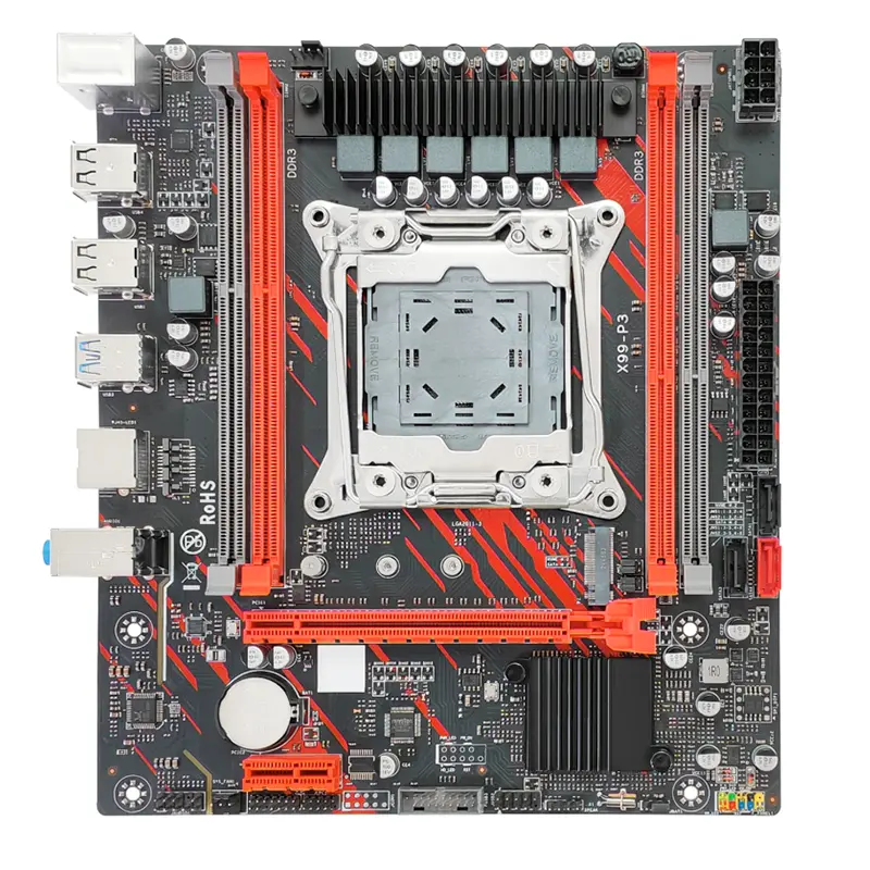Mother board   X99-P3-V5.23  C612 Chipset Series  Gigabit Network Card