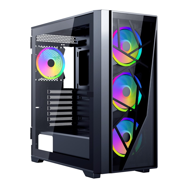 S-i932V2 PC CASE tempering glass It has an outstanding sense of design and supports E-ATX/ATX/M-ATX/ITX.-1-1