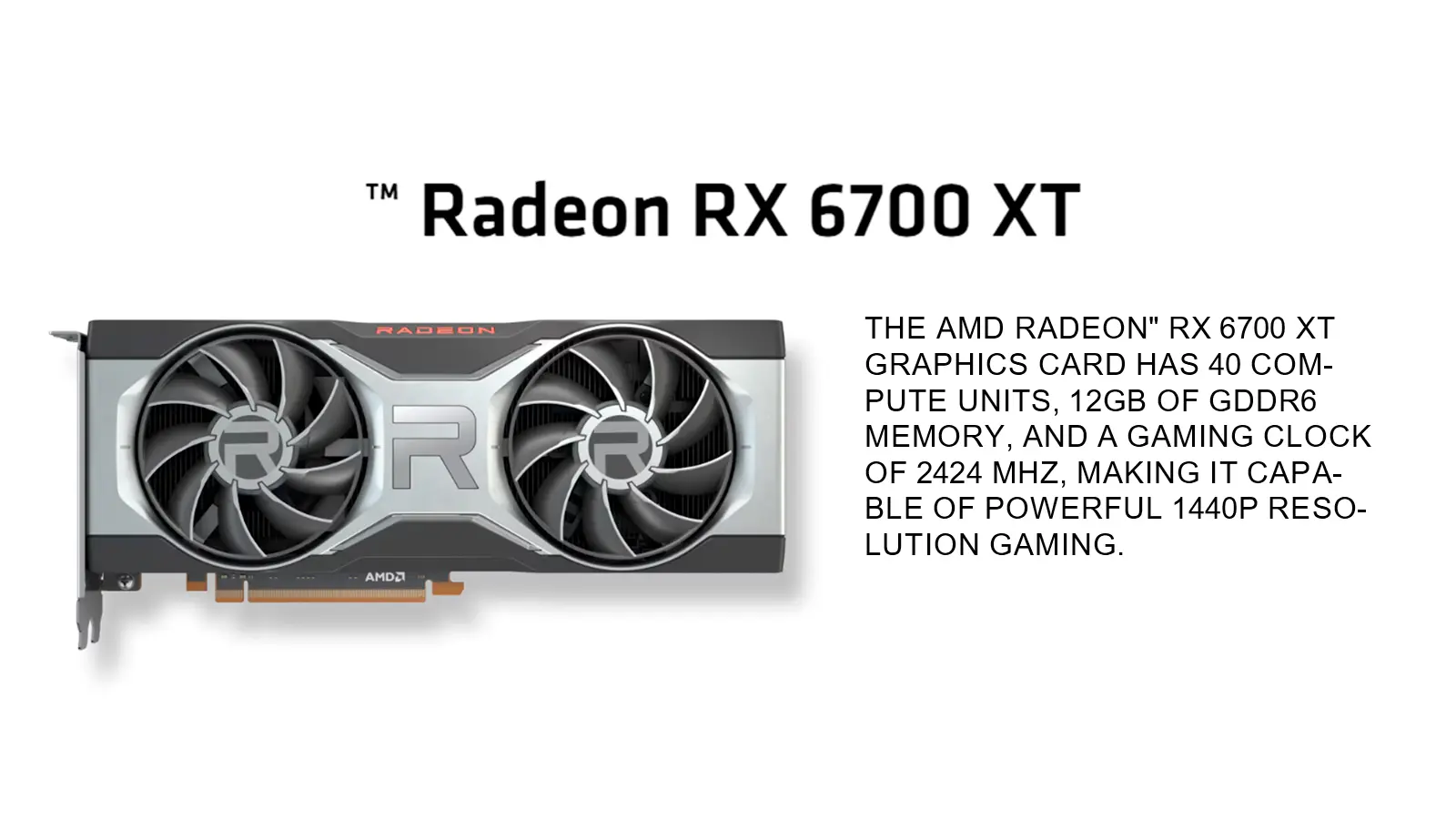 AMD Radeon RX 6700 XT