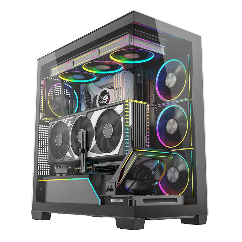 Dunao S-M9M-1B  ATX/ITX/MATX  Gaming PC Case-1
